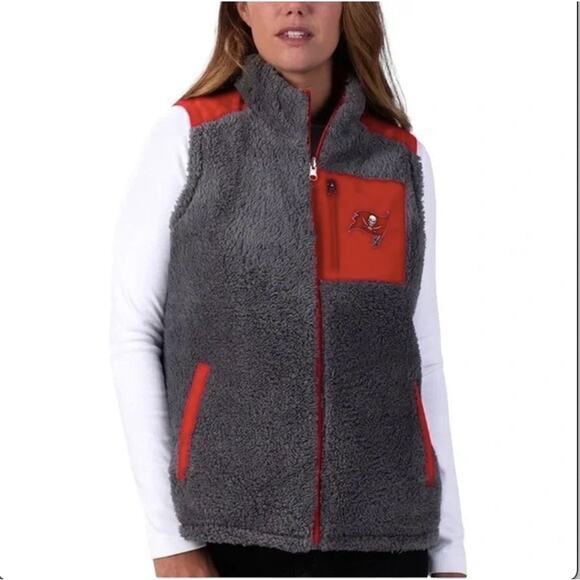 Tampa Bay Buccaneers Reversible Fleece Vest 4XL - Picture 1 of 11